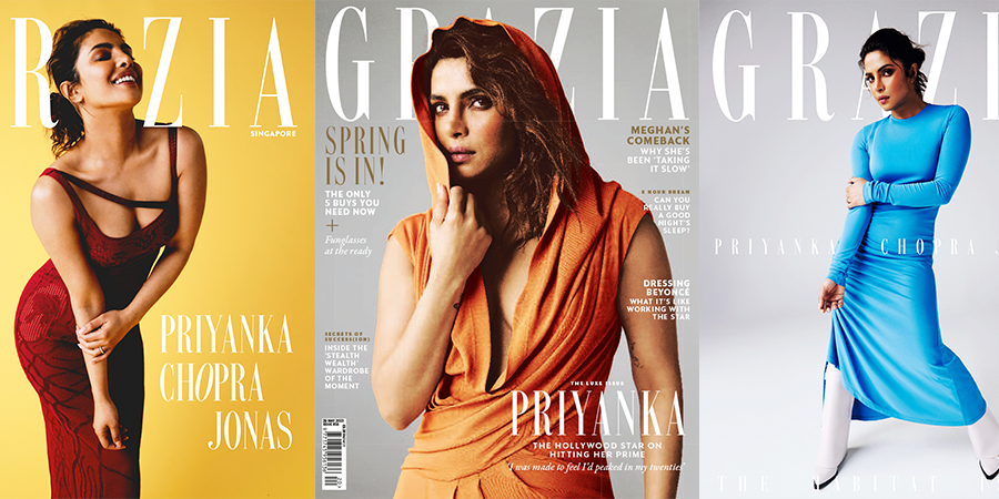 Grazia lancia un nuovo progetto globale con Priyanka Chopra Jonas protagonista di copertina di 13 edizioni internazionali del brand