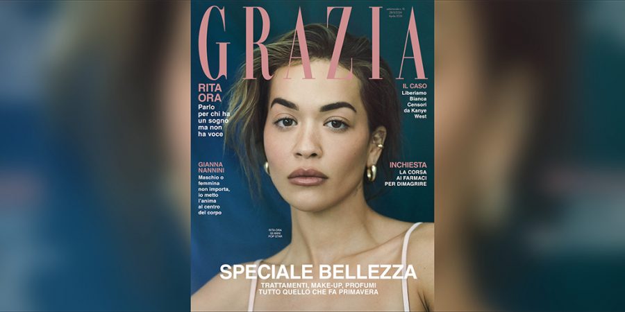 RITA ORA A GRAZIA: «HO FATTO IO LA PROPOSTA DI MATRIMONIO A MIO MARITO»