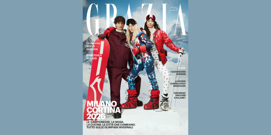 “GRAZIA” PRESENTA UN NUMERO DEDICATO ALLE OLIMPIADI INVERNALI MILANO – CORTINA 2026